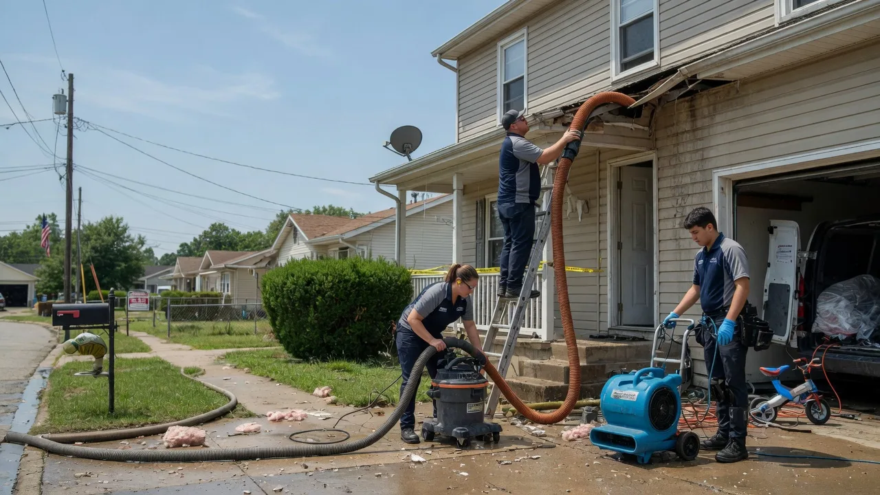 Water Damage Restoration in Mulberry, KS near me